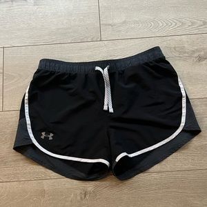 Under Armour Black Runnning Shorts, Small